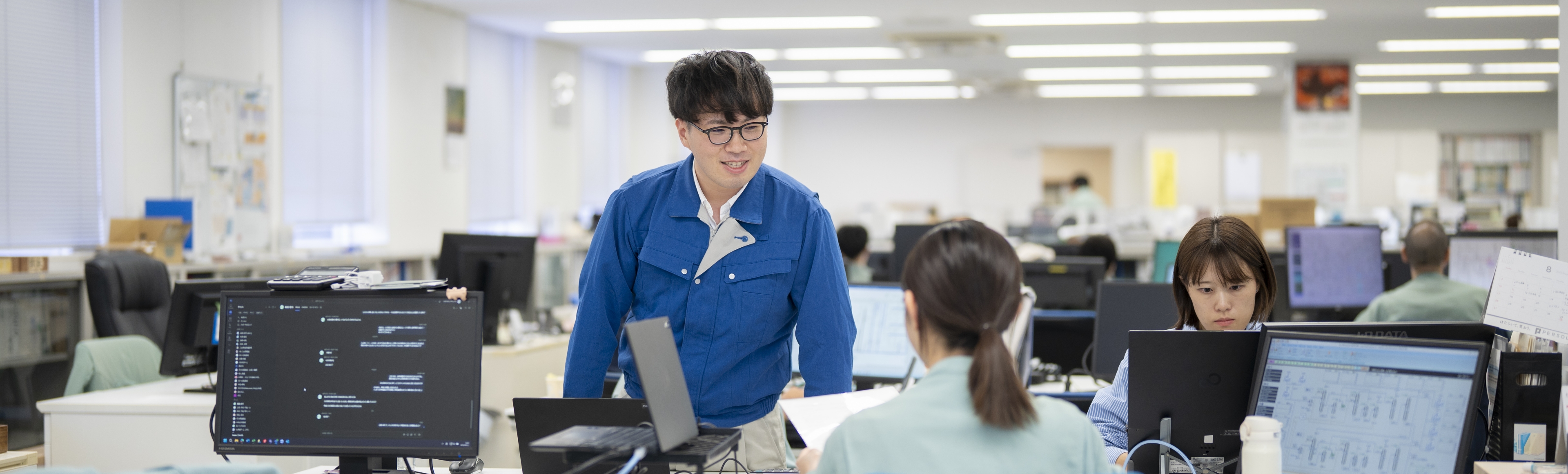 24時間365日稼働する生産現場を支える。